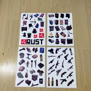 Rust Game Sticker Digital Download 84 Pcs - Etsy