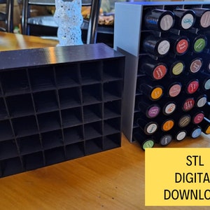 Halter Ständer, Nagellack Halter, 3d Druck Stl File, Digital Download