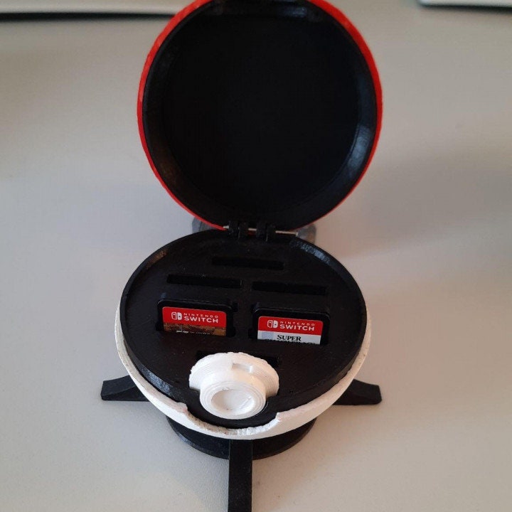 Pokeball Switch Cartridge Case 3D File 3D - Etsy