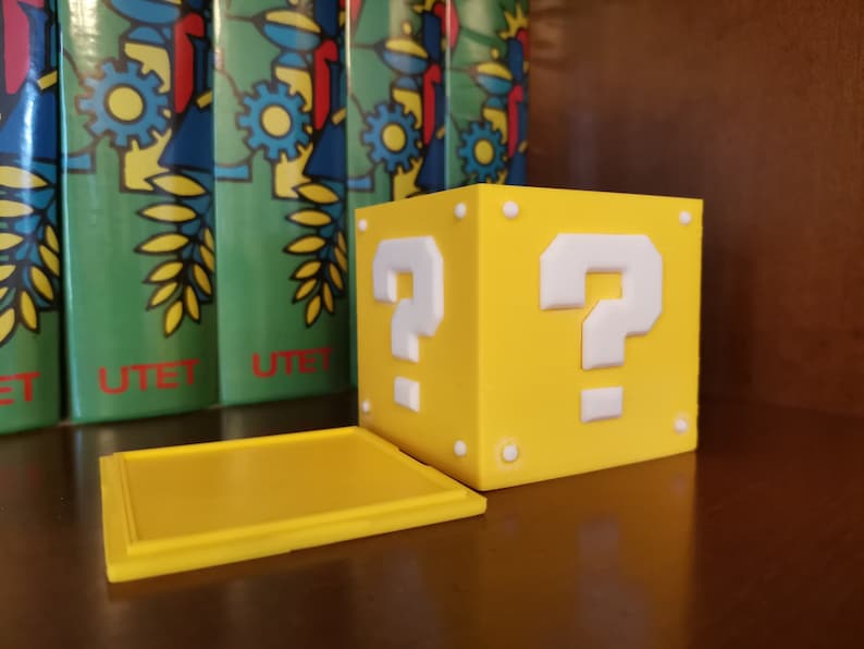 Mario Mystery Box Stl Format, 3d Print Digital Download , Mario Bros