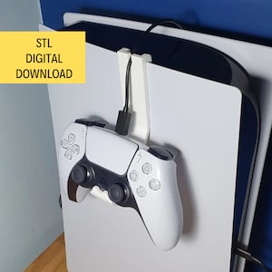 Controller and Charging Cable Holder - 3d Print Stl File, Digital Download