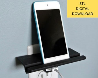 Wall Outlet Shelf - 3d Print Stl File, Digital Download