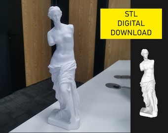 Venus Statue Stl File 3d Printer Sculpture Digital Download Art