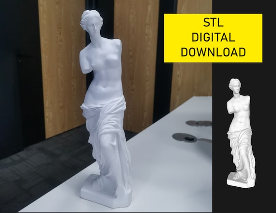 Venus Statue Stl File 3d Printer Sculpture Digital Download Art