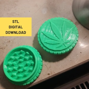 Weed Grinder - 3d Print Stl File, Digital Download
