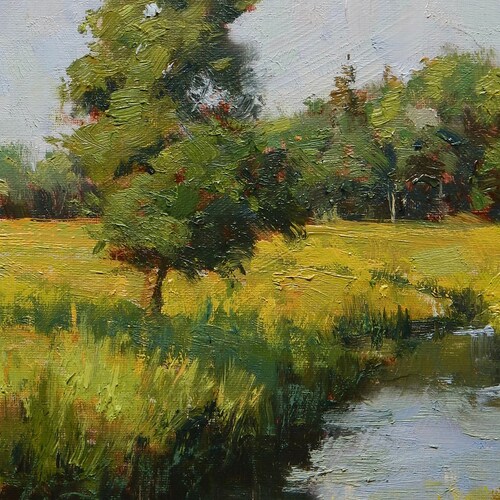 Off Meeker Road Original Oil Painting Plein Air Landscape Art Etsy