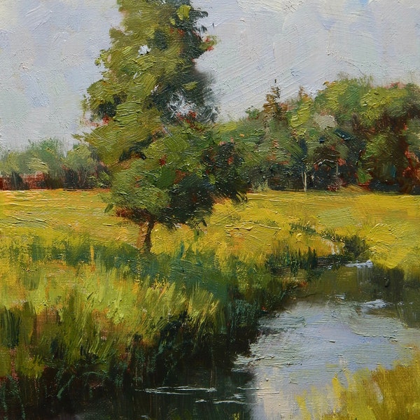 Off Meeker Road Original Oil Painting Plein Air Landscape Art