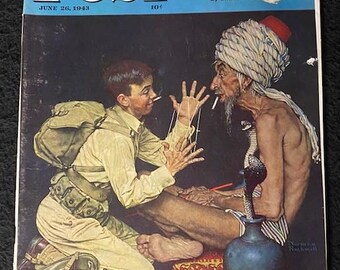 Assorted 1943 Saturday Evening Post Magazines