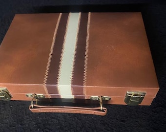 Vintage Backgammon Portable Travel Set