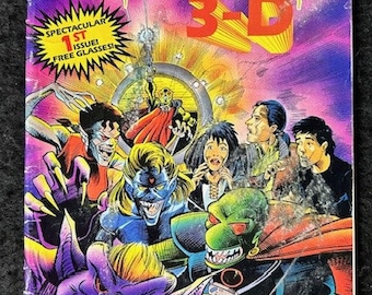Vintage 1992 Fright Night 3-D Comic