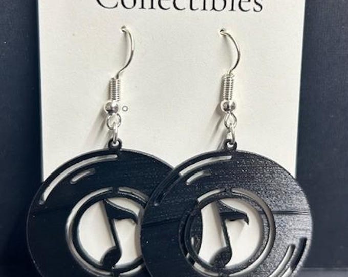 Featured listing image: Vintage Vinyl Record Earrings