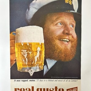 Assorted Original 1960&#39;s Beer Advertisements