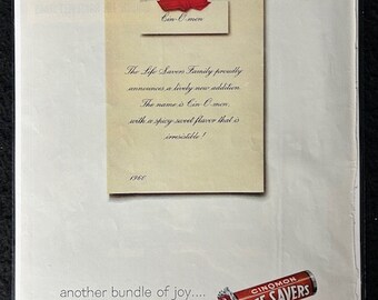 Assorted 1950's Life Savers Magazine Advertisements