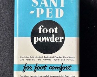 Vintage Sani-Ped Foot Powder