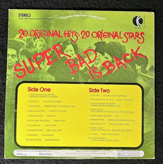 1970年代のヴィンテージ・コンピレーション・ビニールレコード