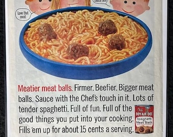 1960 Original Chef Boy-Ar-Dee Advertisement