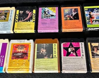 Assortment of Vintage 8-Tracks