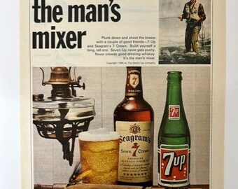 Collection of 1966 7up 8 x 10 Advertisements