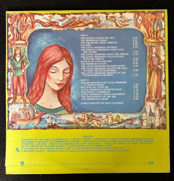 1974 Reader's Digest Presentation of the Little Mermaid - Etsy