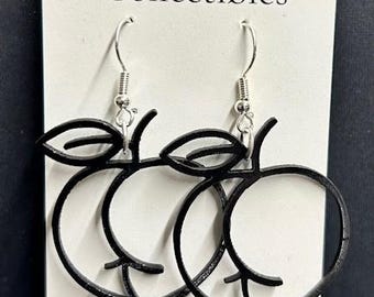 Laser Cut Earrings From Vintage Vinyl Records