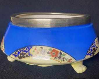 Vintage Lancaster & Sons Porcelain Footed Fruit Bowl