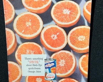 1954 Bird's Eye Orange Juice Magazine Advertisement