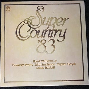 Discos de vinilo recopilatorios de música country variada