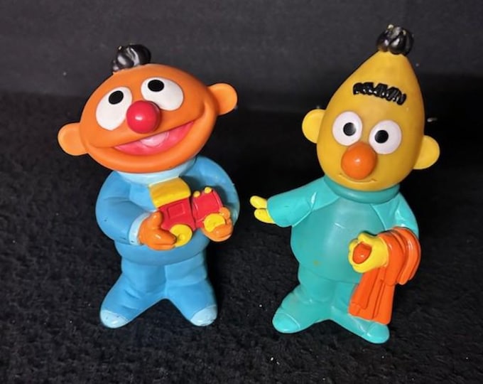 Featured listing image: Vintage 1990 Ernie & Bert Piggy Banks