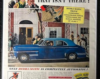 Original 1941 Oldsmobile Magazine Advertisement