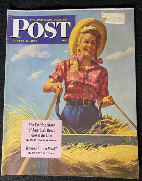 The Saturday Evening Post - August 14, 1943 - Etsy Canada