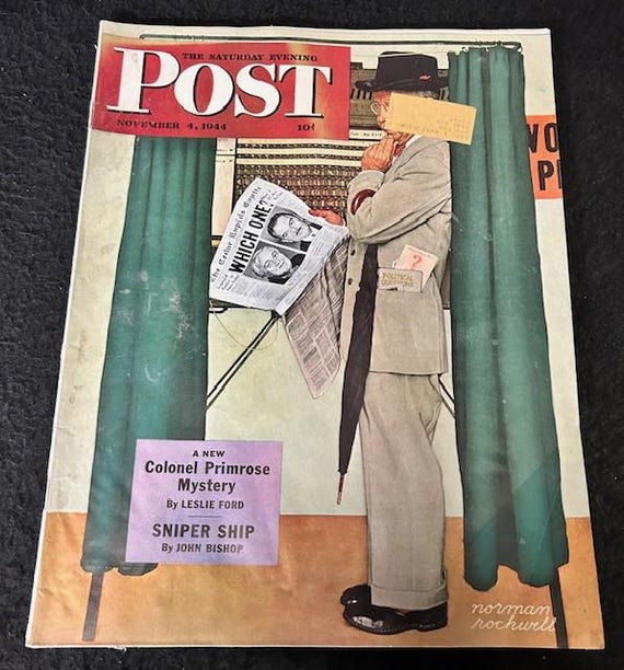 Assorted 1944 Saturday Evening Post Magazines - Etsy