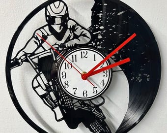 Assorted Vinyl Record Clocks