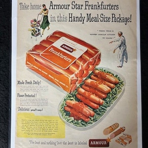 Assorted Original Vintage 1940&#39;s Advertisements