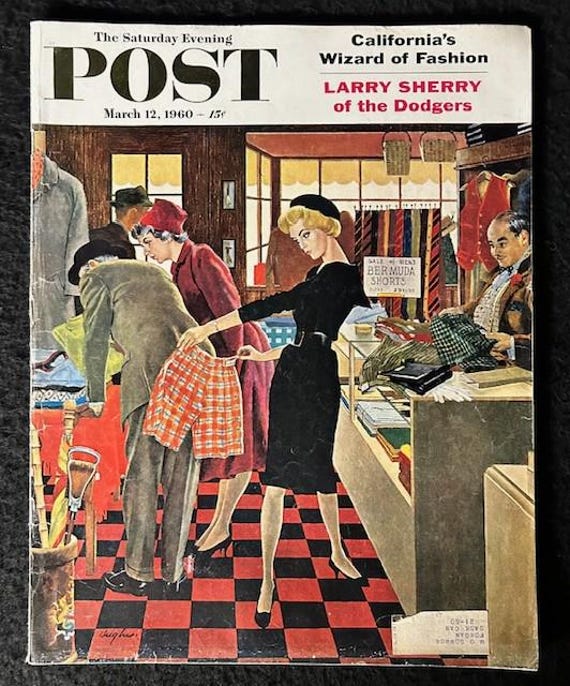 The Saturday Evening Post Magazine, March 12, 1960 - Etsy