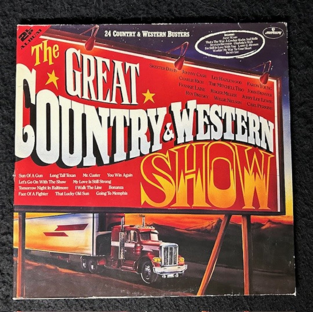 Vintage Assorted Country Compilation Vinyl Records - Etsy