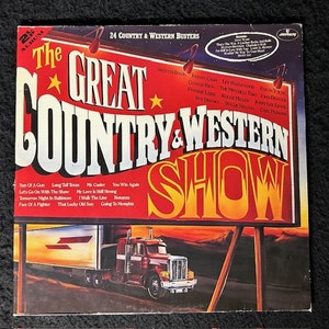 Vintage Assorted Country Compilation Vinyl Records