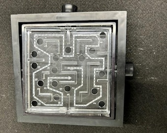 Vintage Marble Tilt Labyrinth Maze Game