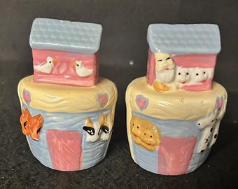 Noah's Ark with Animals - Salt & Pepper Shakers