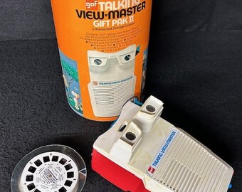 1969 Vintage Gaf Talking View Master Gift Pak II With Extra 1969 Vintage Gaf Talking View Master Gift Pak II With Extra