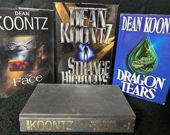 Assorted Dean Koontz Hardcover and Paperback Novels