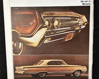 Original 1950's Mercury Car Magazine Advertisements