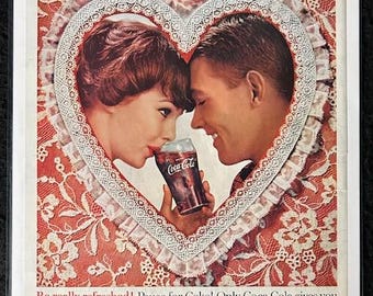 1960 Vintage Coca Cola Magazine Advertisement