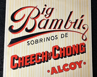 Assorted Cheech and Chong Vinyl Records