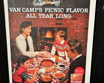 Assorted Vintage 1950's Food Advertisements