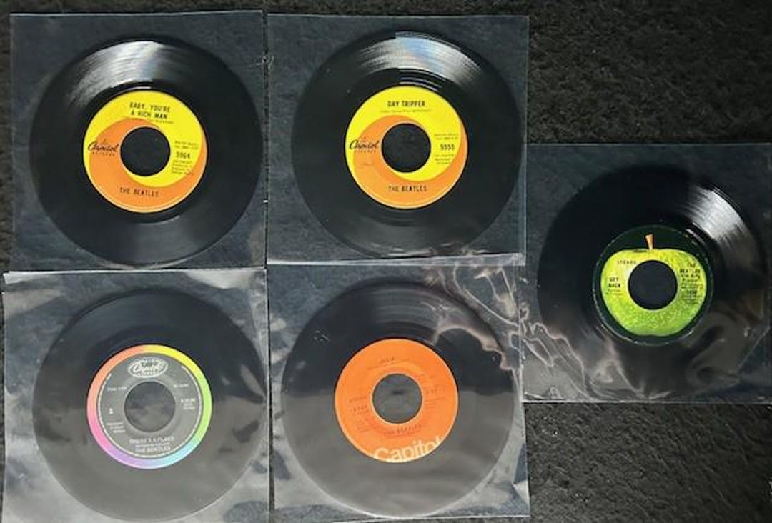 ビートルズ 7インチ ビニールレコード アソート - Etsy 日本