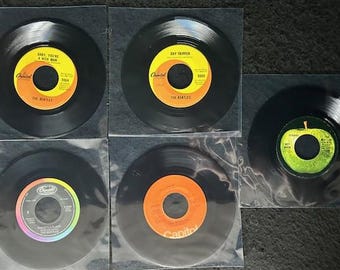 The Beatles Assorted 7" Vinyl Records