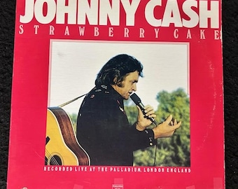 Assorted Vintage Johnny Cash Albums