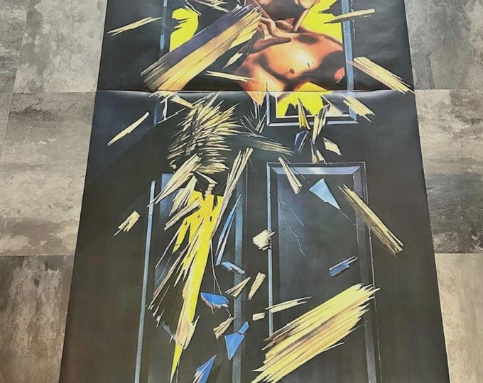 Featured listing image: 1977 Scandecor Bruce Lee Large Door Poster