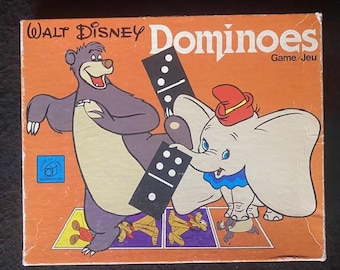 1978 Walt Disney Dominoes Game