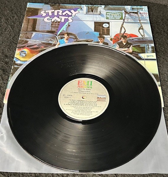 Original 1982 Stray Cats - Built for Speed LP - Etsy